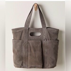 NWT Free People Suede Caravan Tote